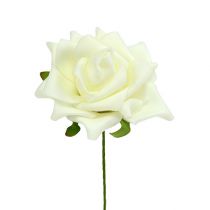 Artikel Foam Roos Ø7,5cm Crème 18 stuks