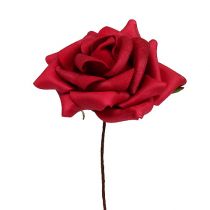Artikel Foam roosjes Ø7,5cm rood 18 st