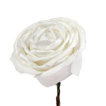 Foam roze wit met parelmoer Ø10cm 6st