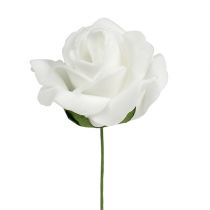Artikel Foam Roos Ø4,5cm wit 36 st