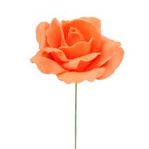 Artikel Foam roosjes Ø 6cm oranje 27 st