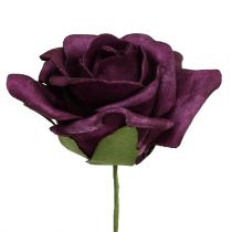 Artikel Foamrozen Ø7,5cm Mauve 18 st