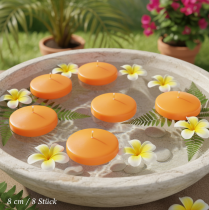 Artikel Drijvende kaarsen, ideaal voor een romantische decoratie en een ontspannen sfeer in huis, 8 cm, 8 stuks