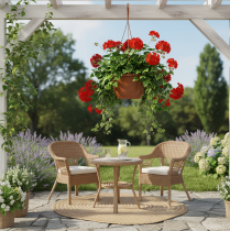 Artikel Hangmand Ø25cm terracotta