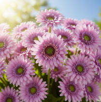 Artikel Kunstbloemen Gerberatuin Kunstbloemen Paars 47cm