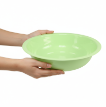 Artikel Decoratieve metalen schaal, groen, schaal van metaal met emaille-look, Ø29cm
