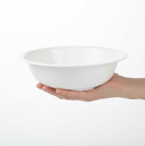Artikel Metalen kom, wit, emaille-look, Ø36cm, H9,5cm