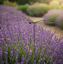 Artikel Dragonfly metaal metalen figuur bloemplug B28cm 2st