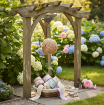 Artikel Praktische decoratieve lintenhouder, vogel, shabby chic