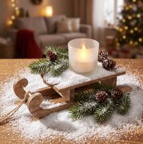 Artikel Decoratieve sneeuw, fijn wit, 12 g