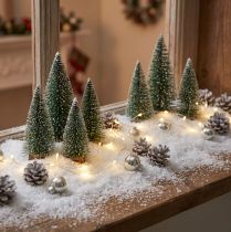 Artikel Decoratieve sneeuw gemaakt van PE kunstfijne witte sneeuw 75g