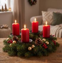 Artikel Insteekkaarsenhouder zwart Adventskaarsenhouder Ø6cm 4 st
