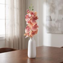 Artikel Orchidee Phalaenopsis kunst 9 bloemen roze vanille 96cm
