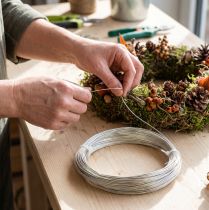 Artikel Flexibele decoratieve aluminiumdraad voor knutsel- en bloemsierkunstideeën