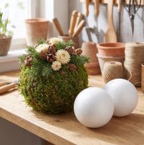 Artikel Piepschuim balletjes Ø10cm wit 5 st