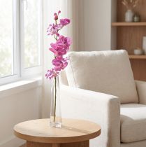 Artikel Orchidee Phalaenopsis kunst 6 bloemen paars 70cm