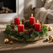 Artikel Strokrans 20/4cm, set van 10 - kransblanks voor Advent, Allerheiligen en decoratie