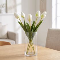 Artikel Decoratieve kunstmatige tulpen voor een stijlvol interieur, 40 cm, 5 stuks