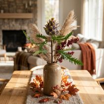 Artikel Deco kunstplant artisjok paars herfstdecoratie Ø7,5cm H42cm
