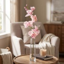 Artikel Orchidee Phalaenopsis kunst 6 bloemen roze 70cm