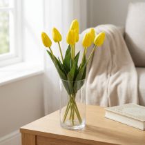 Artikel Kunstmatige tulpen voor een realistische lentedecoratie in de woonkamer of op kantoor, 40 cm, 7 stuks