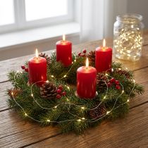 Artikel Fairy Lights 50 Micro LED Warm Wit Timer Voor Batterij 6 stuks