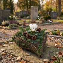 Artikel Planter Hart Vine Moss 21cm x 26cm H6cm