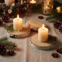 Artikel Ronde berkenschijven, naturel, 10 stuks – Decoratie &amp; Knutselen, Bruiloft, Kerstmis