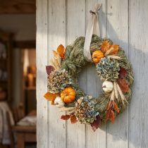 Artikel Natuurlijke deurkrans Ø30cm Hooikrans Decoratieve krans voor landelijke huisdecoratie en bruiloftsdecoratie