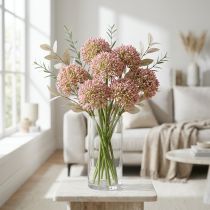 Artikel Allium kunstmatig Roze 55cm