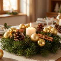 Artikel Mini kerstballen glas goud Ø2,5cm 22 stuks