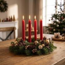 Artikel Taper Candles Rode Kaarsen Kaars Decoratie Kerstmis Ø21/170mm 6 Stuks