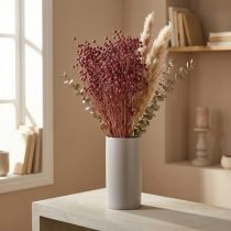 Artikel Drooggras Gedroogd Vlas Oudroze H50–55cm 80g
