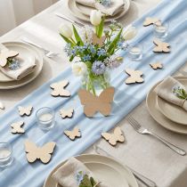 Artikel Verspreide decoratie vlinders Houten decoratie vlinders 2,5-6,5cm 29 stuks