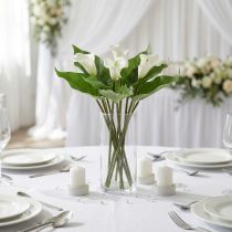 Artikel Calla Lelie Kalla Kunstbloemen Witte Exotische Bloemen 34cm