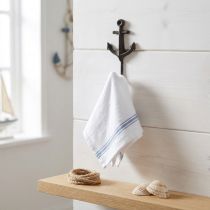 Artikel Wandhaak wanddecoratie metalen anker maritiem 6,5x5x13cm