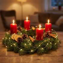 Artikel LED-lichtketting 100 Micro LED warmwit timer 4 stuks