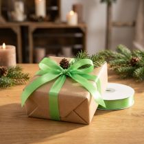 Artikel Cadeau- en decoratielint 15mm x 50m lichtgroen