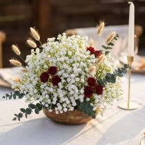 Artikel Witte Gypsophila kunstmatig L30cm 12st