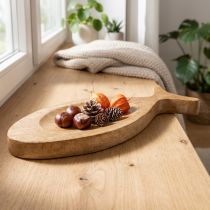 Artikel Deco dienblad hout vis houten dienblad houten plaat 30x3x12cm