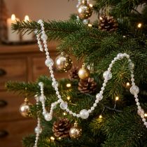Artikel Parelketting parellint parelkrans iriserend 270cm × 2 stuks