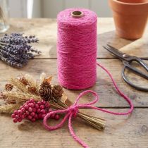 Artikel Jutelint jutekoord sierlint jute fuchsia Ø3mm 200m