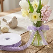 Artikel Kantlint paars decoratief lint Bloem Lente B18mm L20m