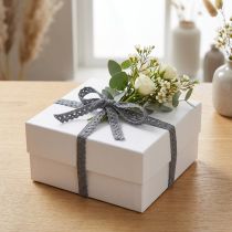 Artikel Decoratief lint grijs donker decoratief lint sieradenlint B9mm L20m