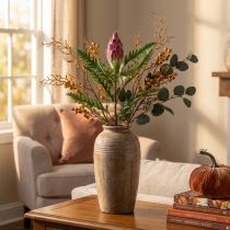 Artikel Artisjok Artisjok Roze Kunstplanten Deco Herfst H68cm