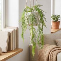 Artikel Kunstmatige asperges als hangplant voor een onderhoudsarme huisdecoratie, 75 cm