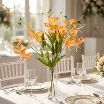 Artikel Kunstmatige lelies, decoratie voor bruiloften en evenementen, 77 cm, 4 stuks