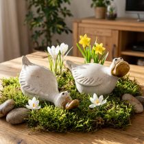 Artikel Keramische decoratieve eendjes, een echte blikvanger in de woonkamer, 13 cm, 2 stuks