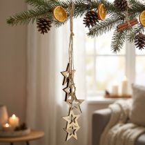 Artikel Decoratieve boomhanger ster 50cm naturel 1 st