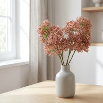 Artikel Vlierbes kunstroze bloesemtak 52cm 4st